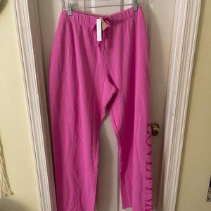 Victoria Secret PINK Sweat Pants - Hot Pink, size XL -NEW